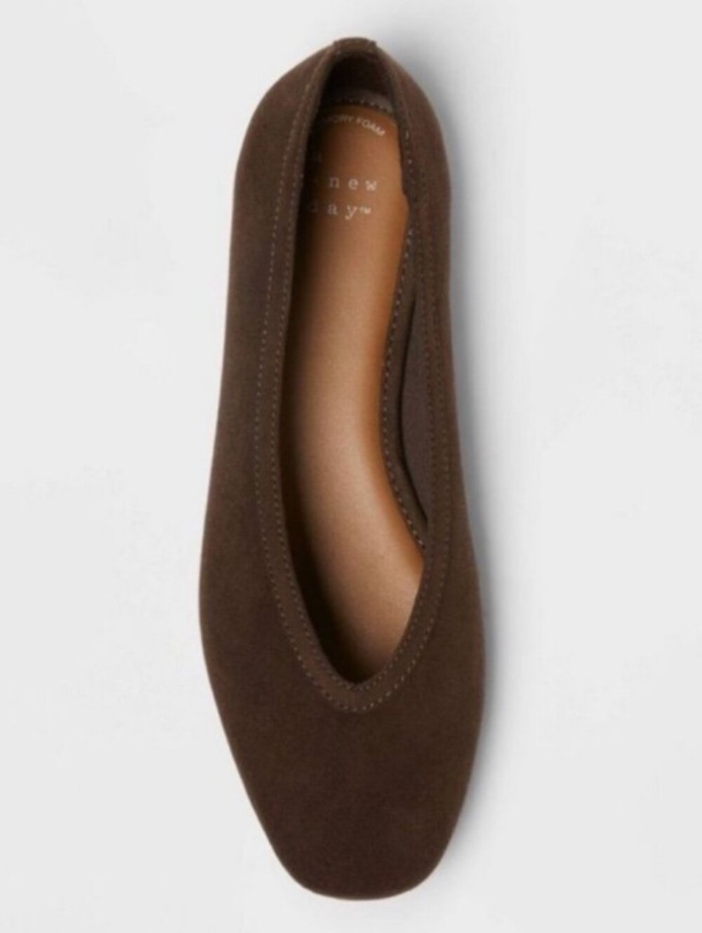 New A New Day Sammie Brown Faux Suede Ballet Flats Size Women's 8